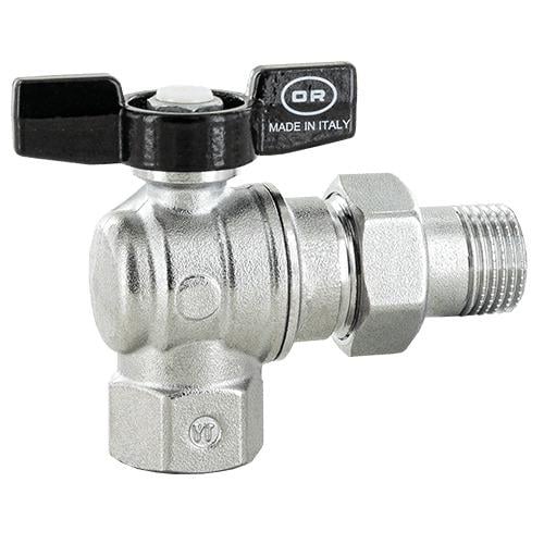 Кран шаровый Officine Rigamonti SQ-1045802 1/2" ВЗ с американкой бабочка (163822)