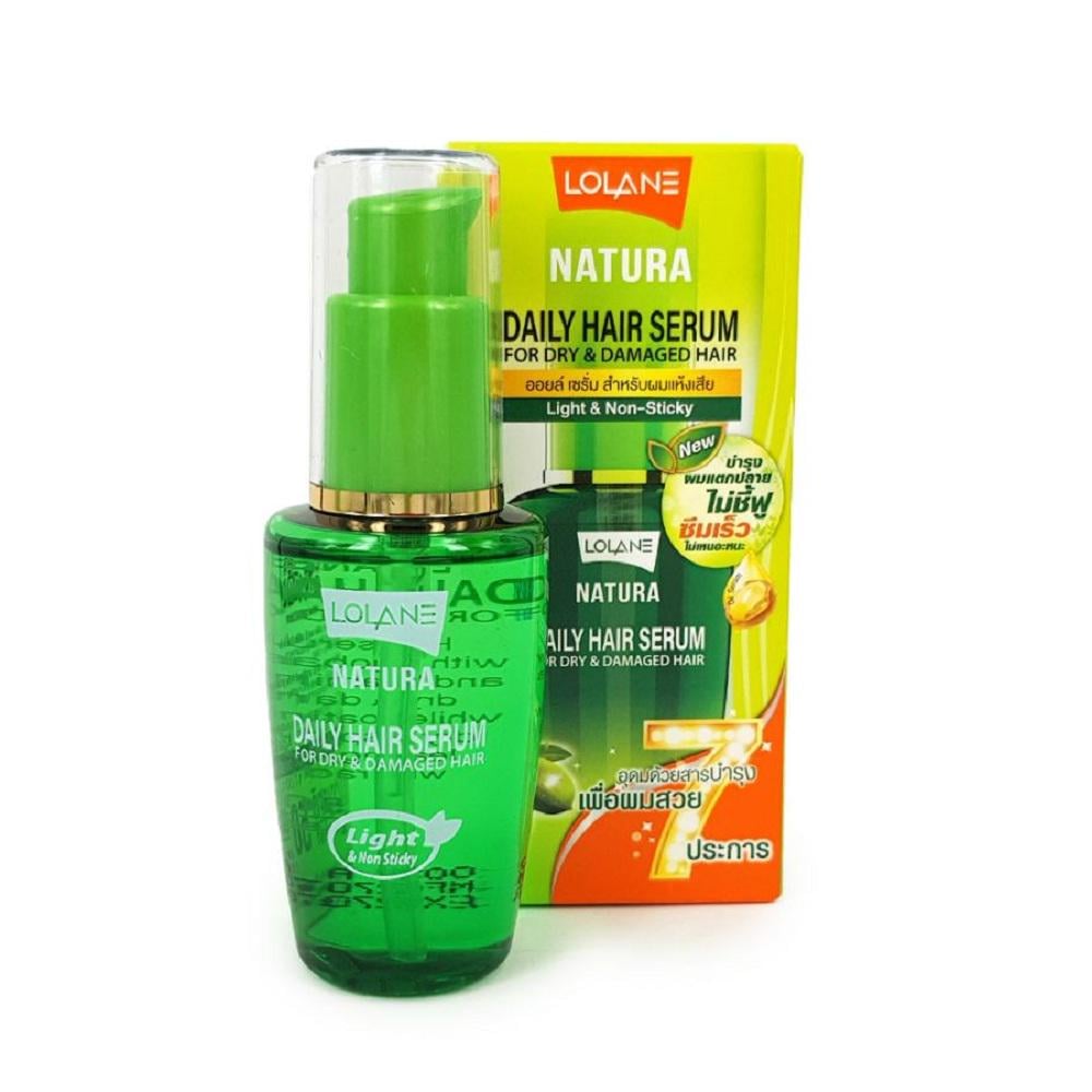 Незмивна сироватка Lolane Natura для сухого і пошкодженого волосся 50 мл (8850460990654)