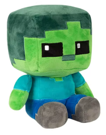 Мягкая игрушка детская Зомби Minecraft 20 см (100191)