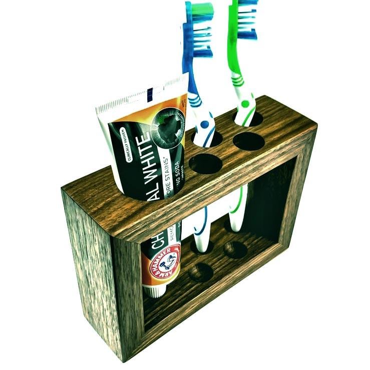 Органайзер для зубных щеток из дерева Тафра Мускат (ОЗЩ-003207)