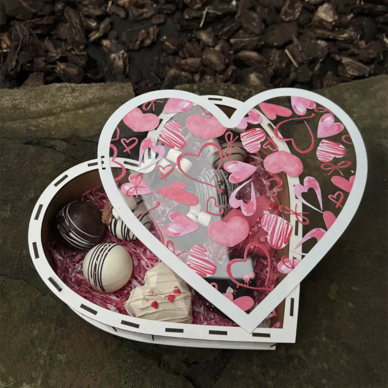 Подарочный набор 10 шт. бомбочек с маршмеллоу 5,5см шоколадный подарок Белое сердце (Е500237) - фото 4 Подарочный набор 10 шт. бомбочек с маршмеллоу 5,5см шоколадный подарок Белое сердце (Е500237) - фото 4