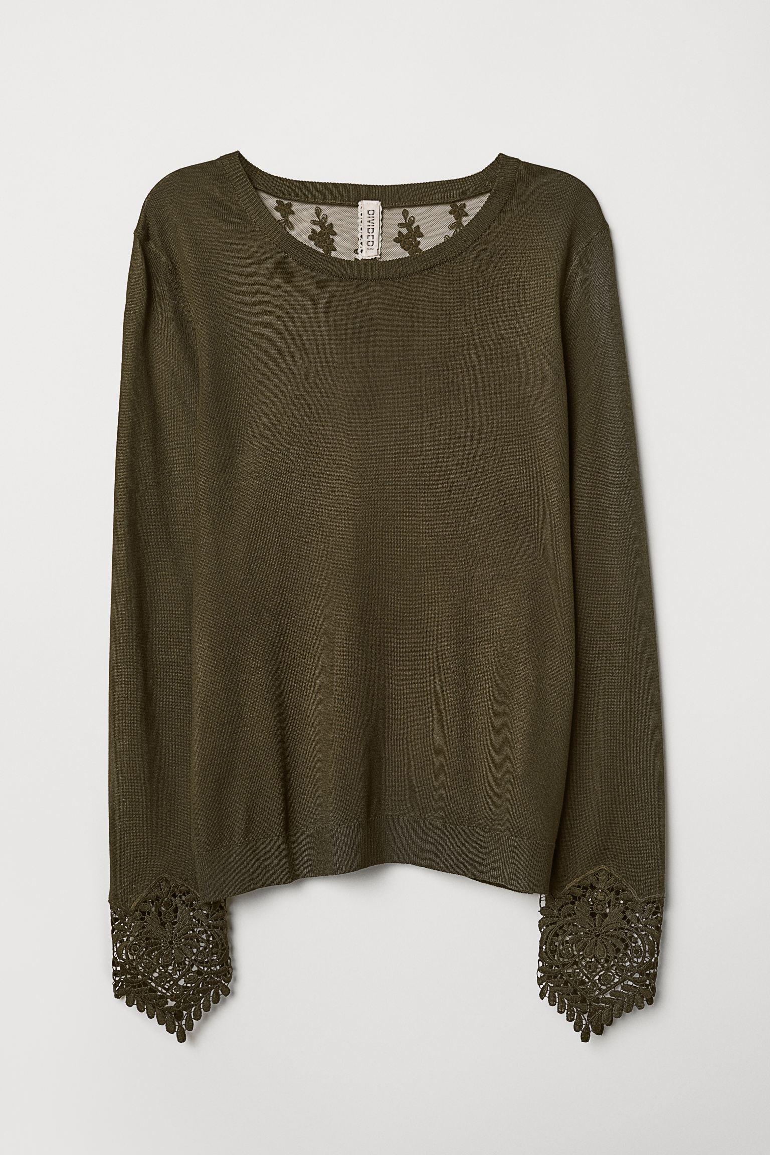 Джемпер H&M XS Хаки (1512636093)