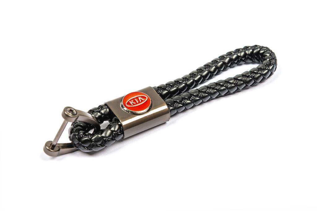 Брелок с логотипом KIA кожа Black 85975