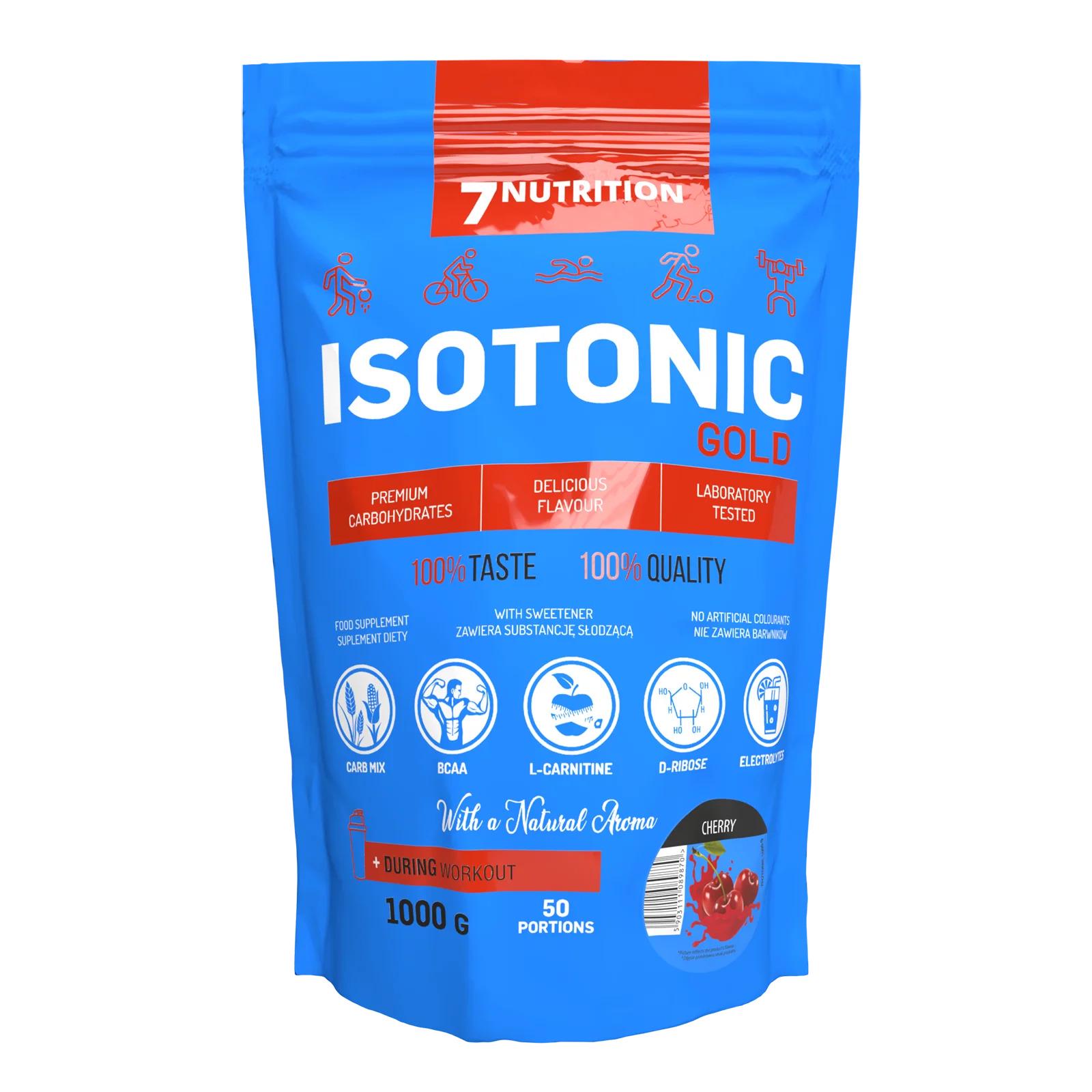 Изотонический напиток 7 Nutrition Isotonic Gold Cherry 1000 g - фото 1