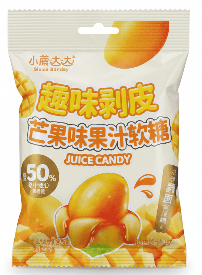 Цукерки желейні Deer Dada Peeling Juice Candy Mango 70 г (2943998134)