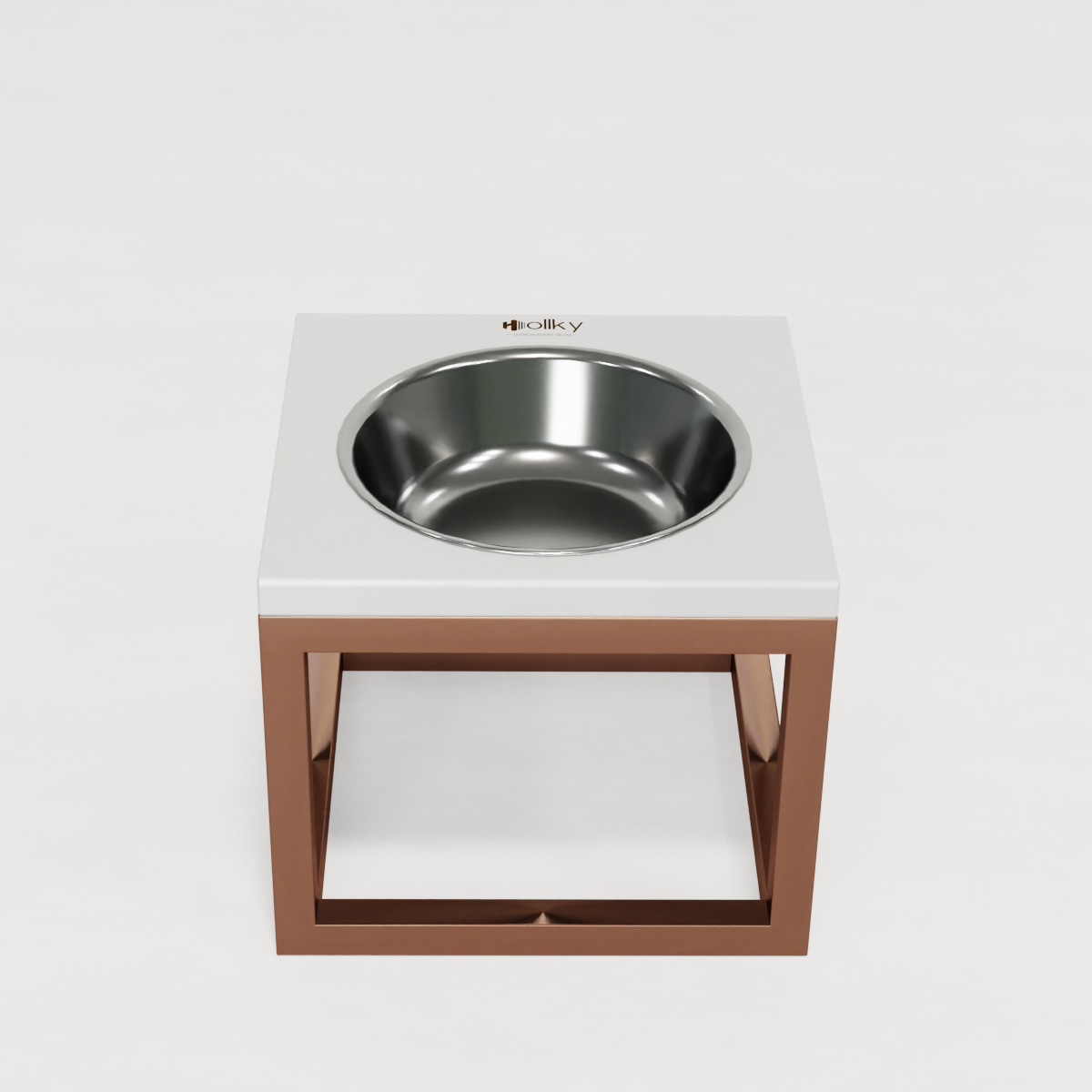 Миска на підставці для великих собак Hollky Base Solo XL 1,8 л (XL-262620-GLWH) - фото 8 Миска на підставці для великих собак Hollky Base Solo XL 1,8 л (XL-262620-GLWH) - фото 8