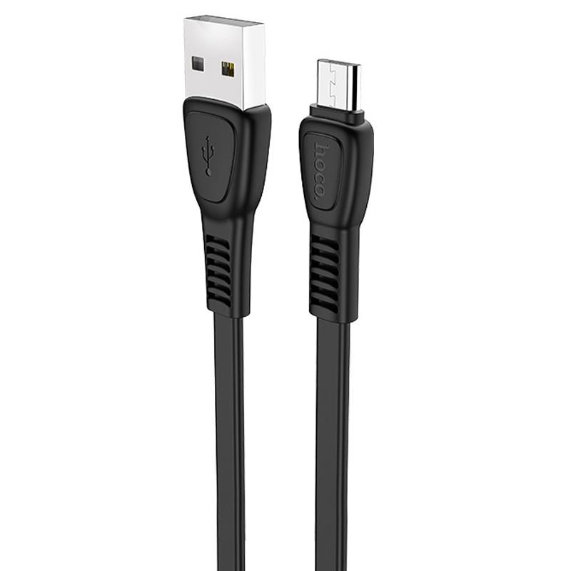 Кабель дата Hoco X40 Noah USB MicroUSB 1 м Black (00000038310_2)