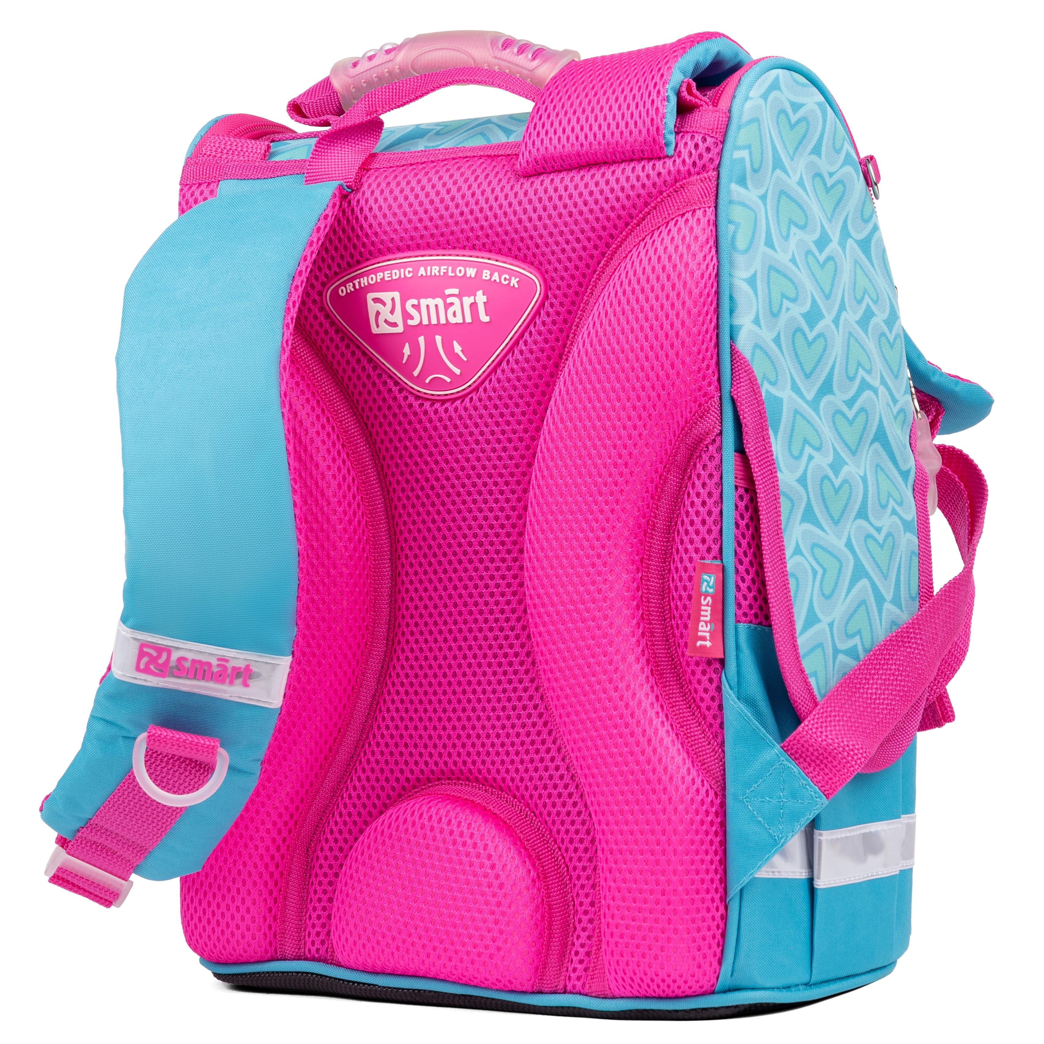 Рюкзак шкільний каркасний Smart PG-11 Friends Бірюзовий (557071) - фото 2 Рюкзак шкільний каркасний Smart PG-11 Friends Бірюзовий (557071) - фото 2