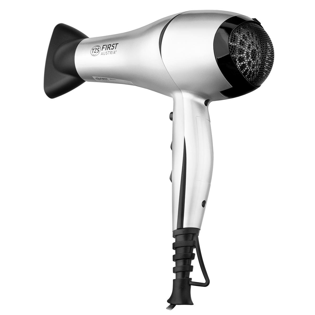 Фен First FA-5654-9-SI 2000W швидка сушка волосся Сріблястий (623912) - фото 2 Фен First FA-5654-9-SI 2000W швидка сушка волосся Сріблястий (623912) - фото 2