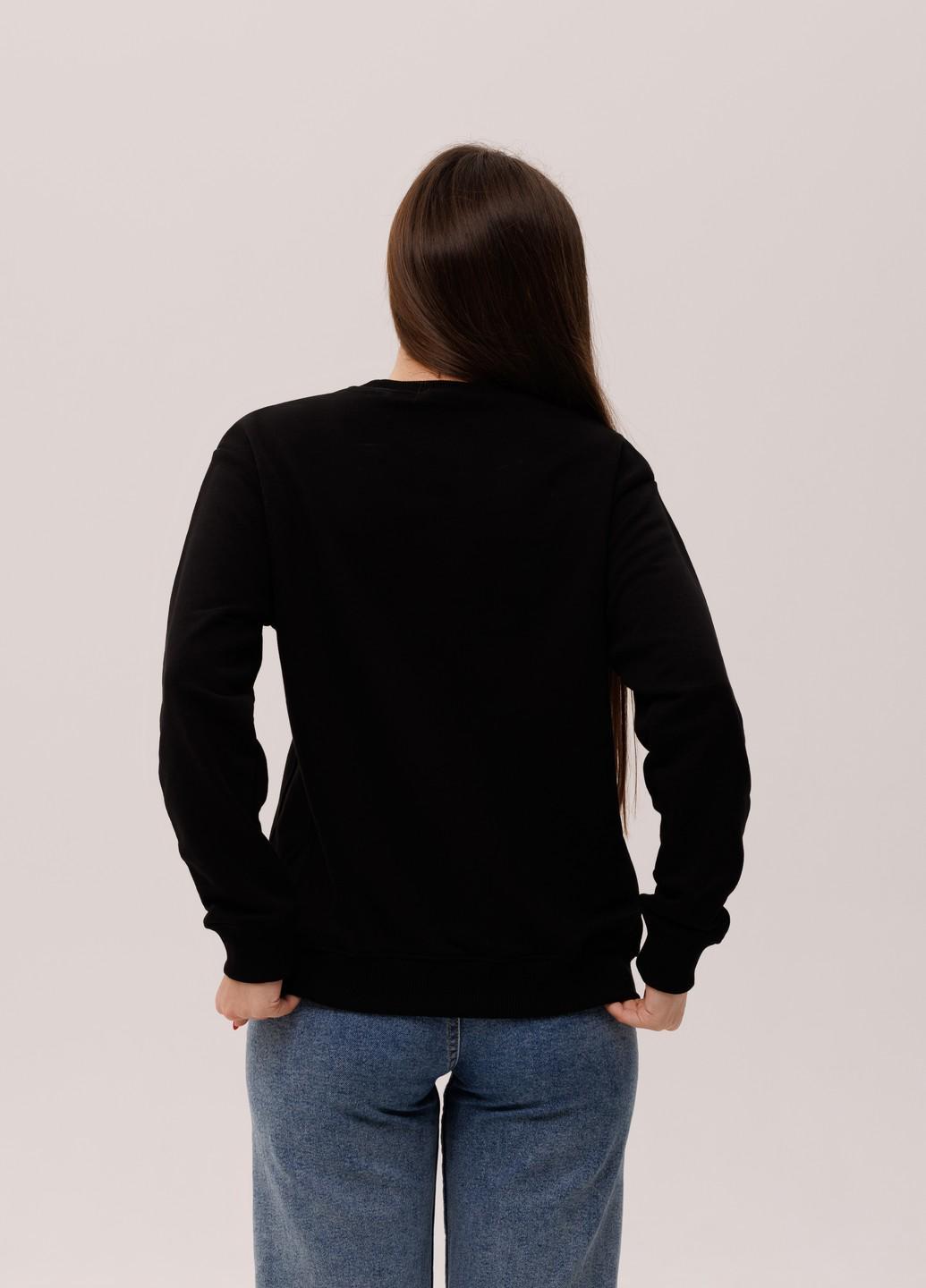 Свитшот женский Наталюкс 2XL Черный (3724553290961) - фото 4 Свитшот женский Наталюкс 2XL Черный (3724553290961) - фото 4
