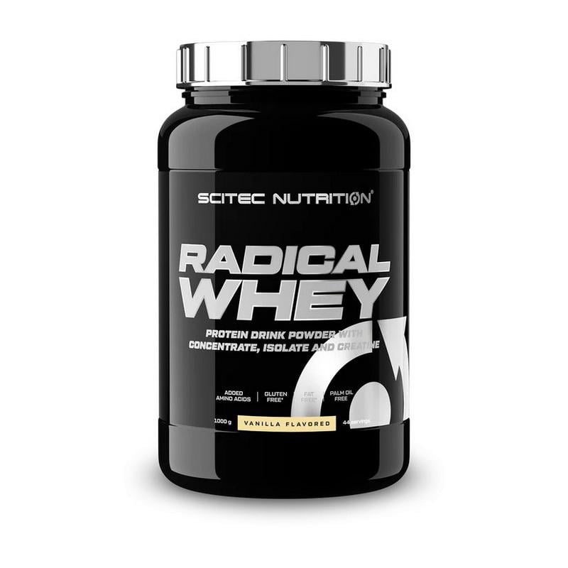 Протеин сывороточный Scitec Nutrition Radical Whey 1 кг Ваниль