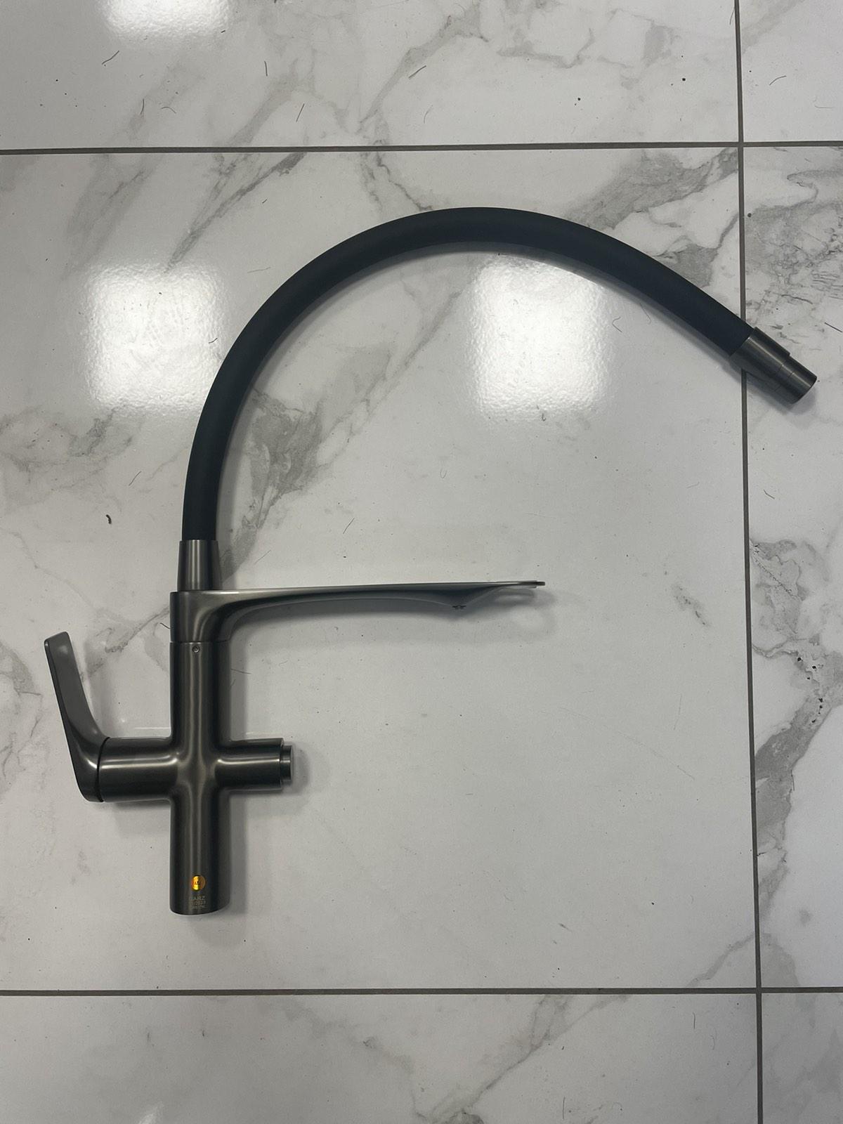 Мойка кухонная Kroner 7848LHM левая/смеситель для кухни с подключением к фильтру KRP Graz-GRP03815 - фото 13