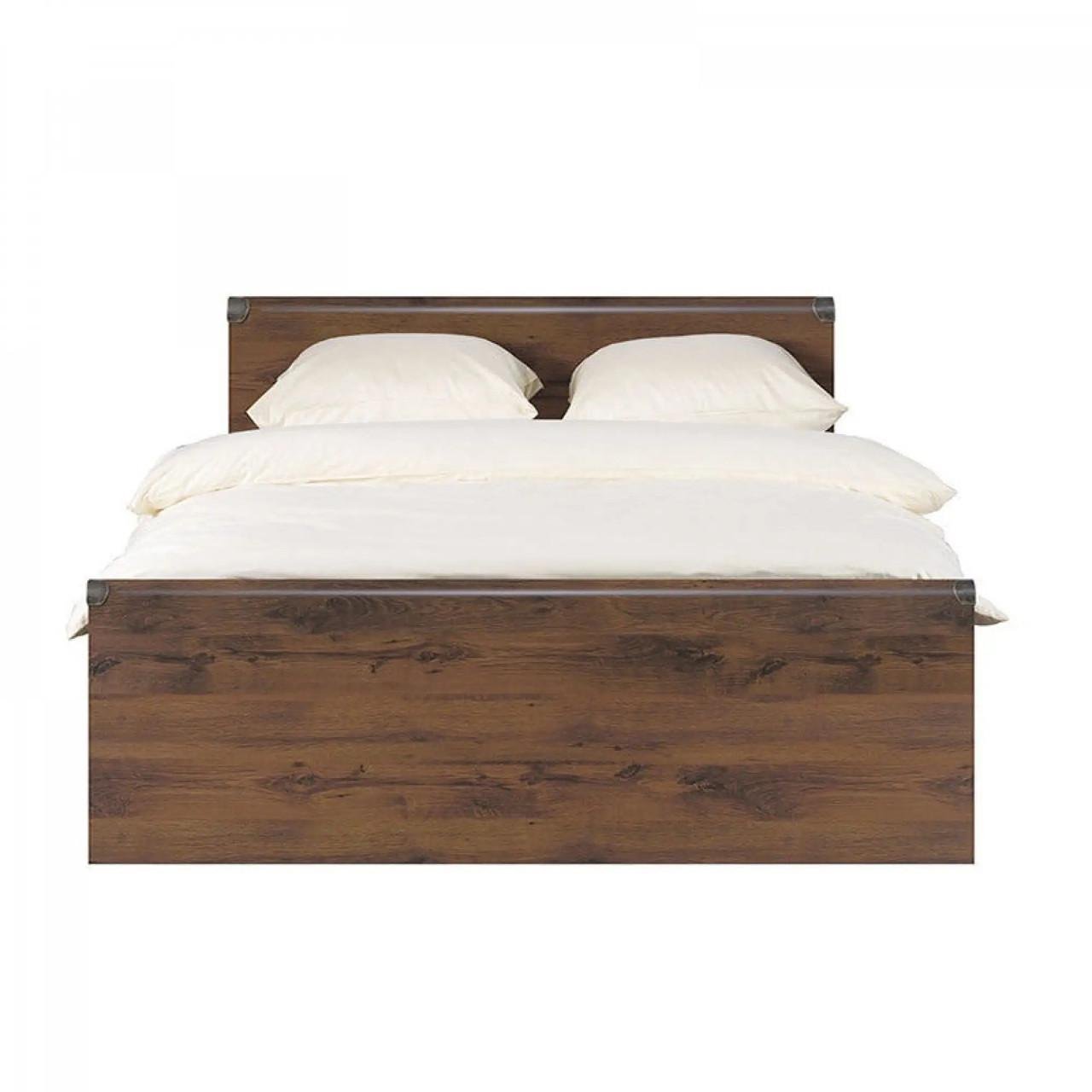 Кровать полуторная без основания под матрас ВМК Индиана JLOZ/120 120x200 см Дуб шутер (BRW-1538)