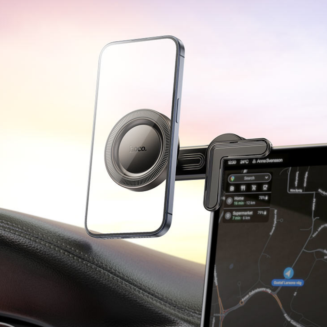 Держатель для телефона в машину Hoco MagSafe на монитор Tesla магнитный (H57) - фото 11 Держатель для телефона в машину Hoco MagSafe на монитор Tesla магнитный (H57) - фото 11