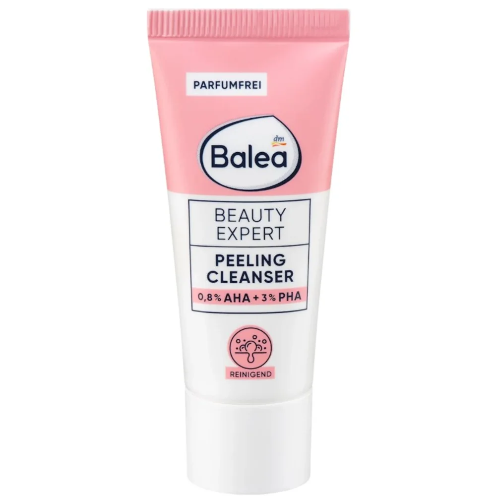 Очищающий пилинг для лица Balea Beauty Expert Peeling Cleanser 0 8% AHA + 3% PHA 20 мл
