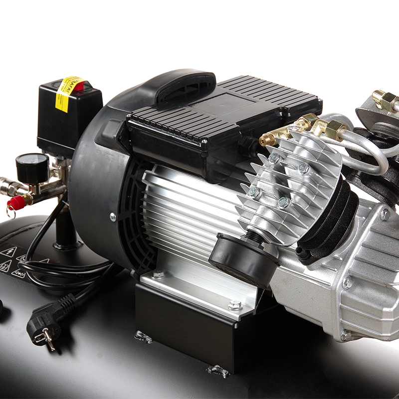 Компресор двоциліндровий Apro OFD-100MX 8 Бар 2,8 кВт 430 л/хв 100 л 2 крана/масло 0,2 л (850179) - фото 7