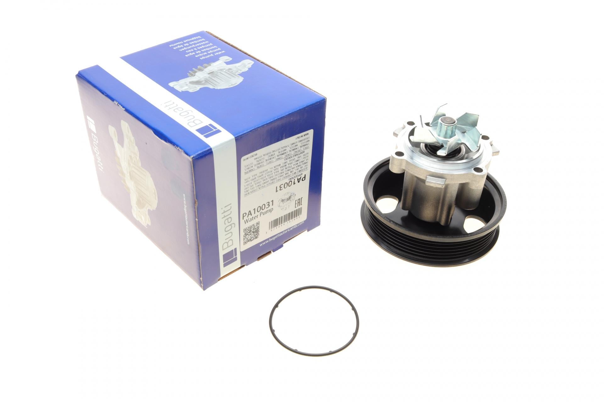 Помпа воды Bugatti Fiat Doblo 1.3D/JTD/Opel Combo/Astra H/J/Corsa D/E 1.3CDTI 05-R/B 6 лоп. PA10031