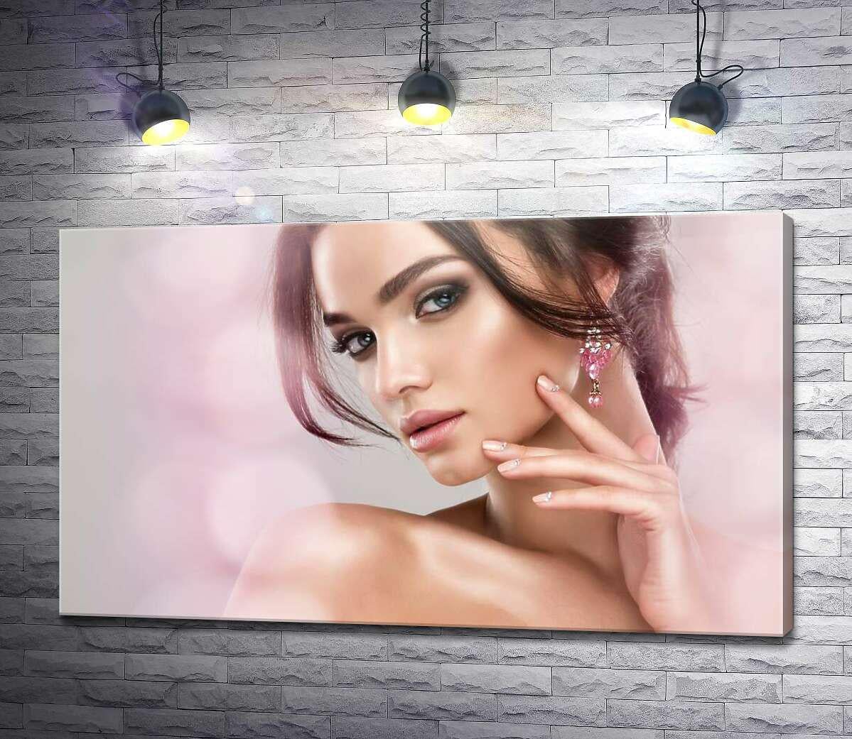 Картина ArtPoster Нежный образ красивой девушки 130x78 см Модуль №1 (004390)