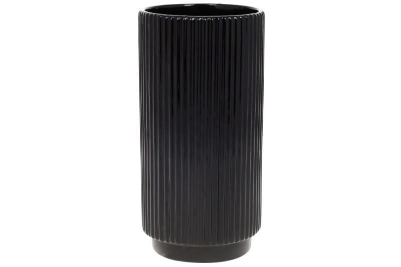 Ваза керамическая BonaDi 733489 24 см Черный (100272)