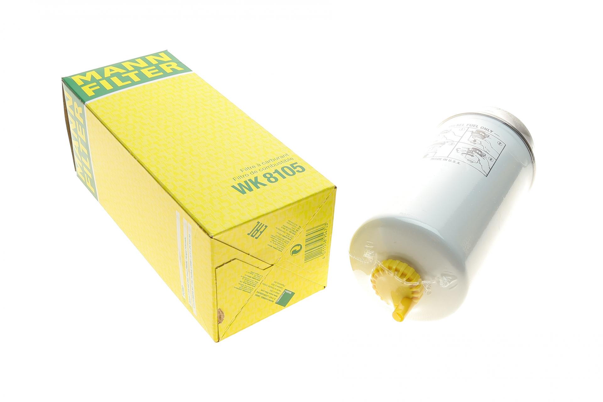 Фільтр паливний Mann-Filter для Ford Transit V-184 2,0/2,4DI 00-04 (WK 8105)