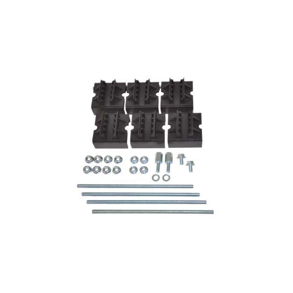 Набор держателей ДКС RAM block для шин 5 мм 1-2 на полюс 3 полюса (R5BSEV2/5T)