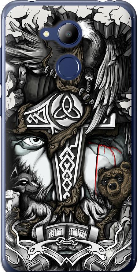 Чохол на Huawei Honor 6C Pro Тату Вікінг (4098u-1358-42517)