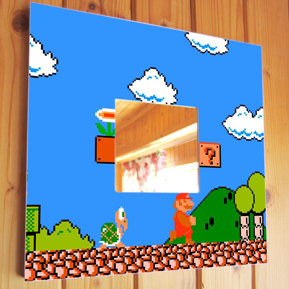 Декоративное зеркало Super Mario Bros Nintendo Dendy 8 бит 260х260 мм (M03431) Декоративное зеркало Super Mario Bros Nintendo Dendy 8 бит 260х260 мм (M03431)