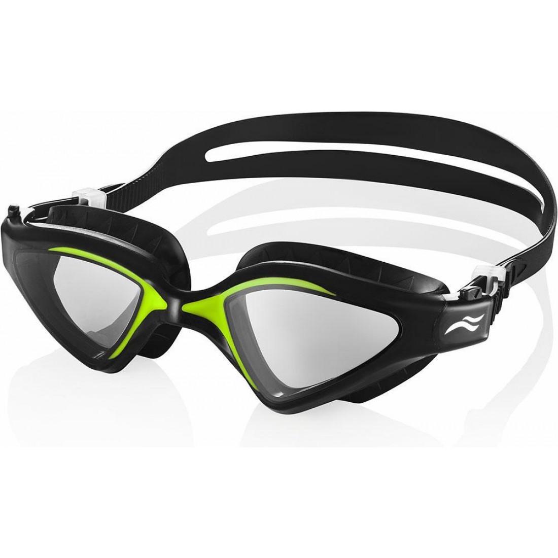 Очки для плавания Aqua Speed ​​RAPTOR Unisex OSFM Черный/Зеленый (5908217658531)
