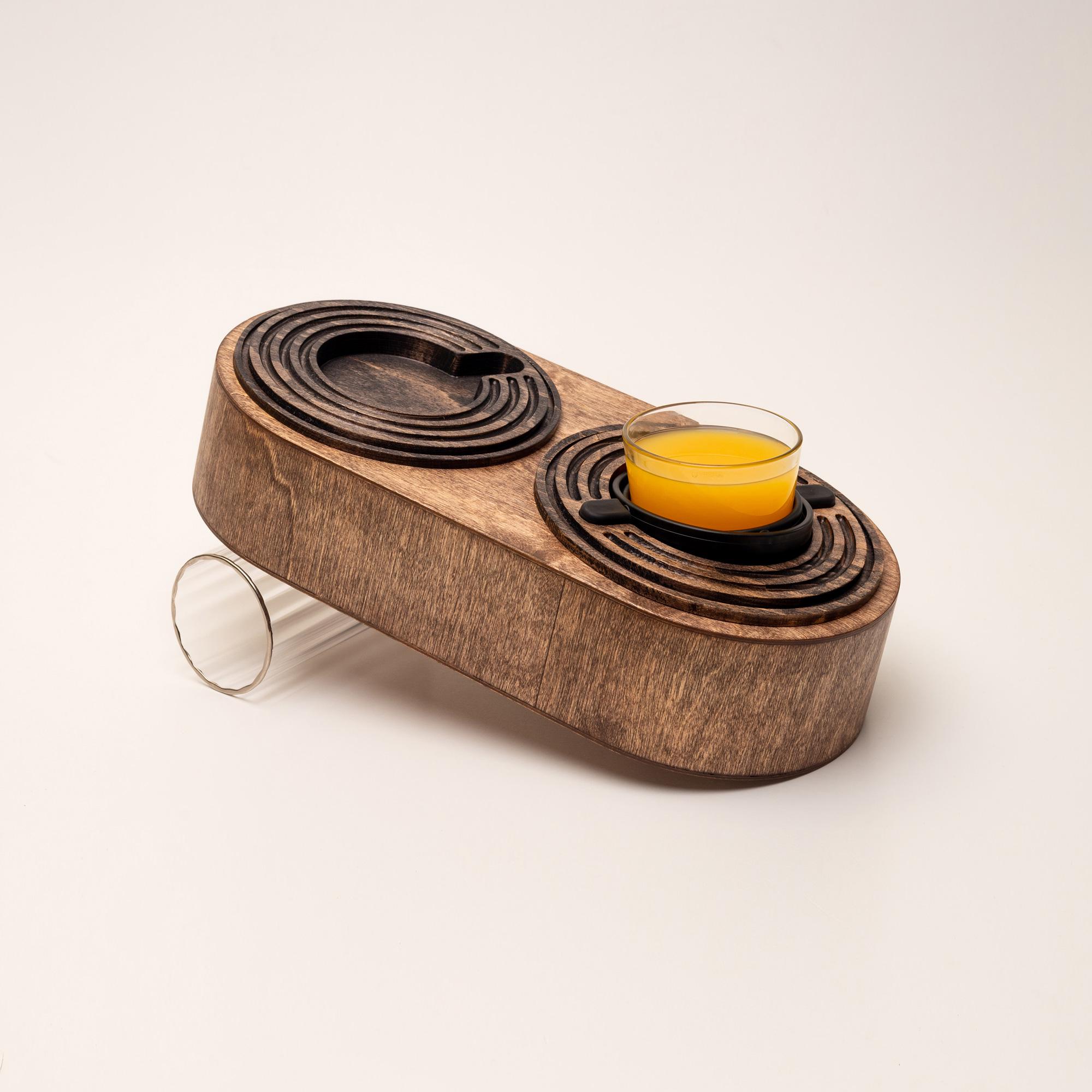 Підставка Spillno Oval з двосторонньою підставкою для чашки або тарілки (90004) - фото 3 Підставка Spillno Oval з двосторонньою підставкою для чашки або тарілки (90004) - фото 3