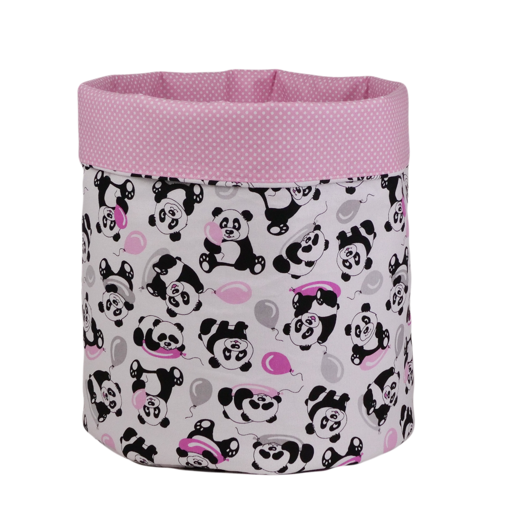 Корзин для игрушек с отворотом панды 35х45 см хлопок (SH-3519-RFRBACO-UA-06) Корзин для игрушек с отворотом панды 35х45 см хлопок (SH-3519-RFRBACO-UA-06)