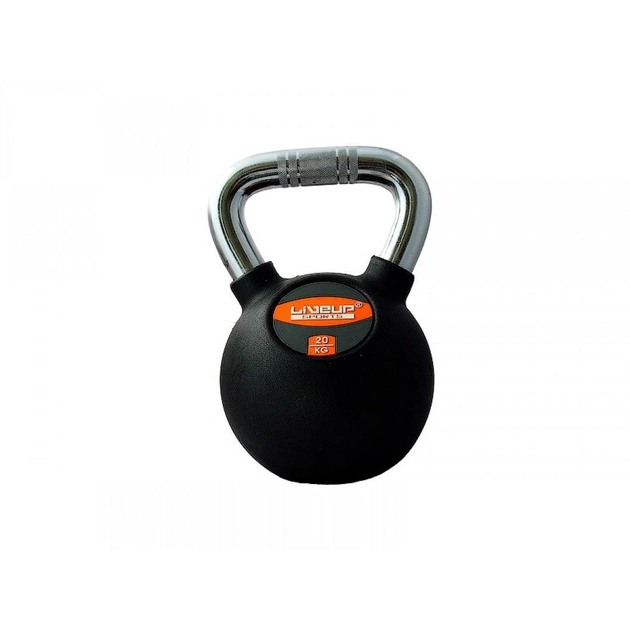 Гиря RUBBER KETTLE DUMBBELL 20 кг Чорний (LS2044-20) - фото 1