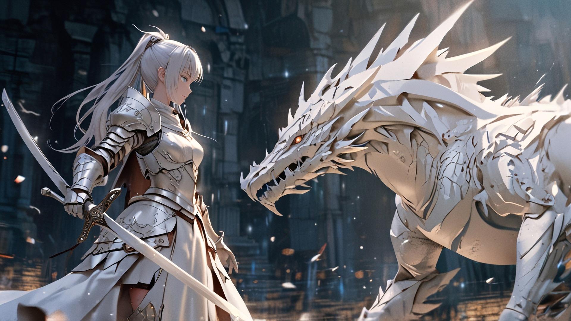 Пазл дерев'яний класичний Дівчина воїн та дракон А1 дерев'яна коробка 500+ ел. (Dem48-DER-А1-Class) Пазл дерев'яний класичний Дівчина воїн та дракон А1 дерев'яна коробка 500+ ел. (Dem48-DER-А1-Class)