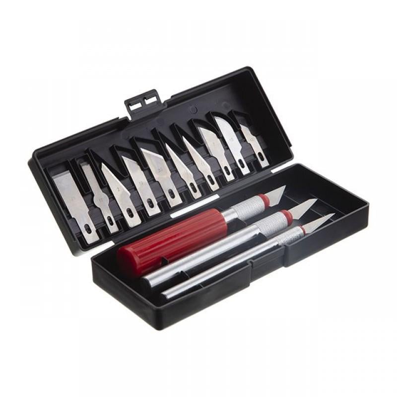 Набір скальпелів Intertool HT-0525 13 од. (51183)