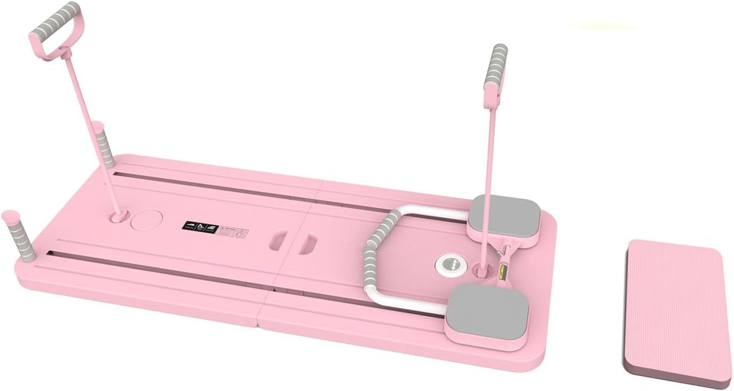 Доска для пилатеса мини реформер многофункциональный Розовый