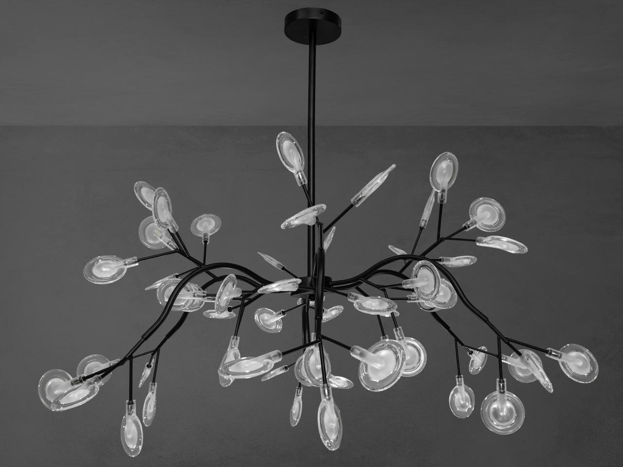 Люстра Светлячок 886-54CBK-LS на 54 лампы Черный (2443146859)