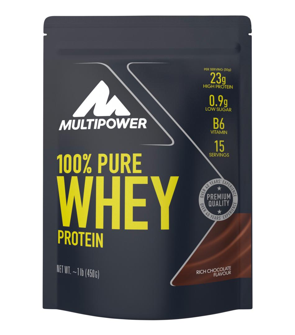 Протеїн 100% Pure Whey Protein Rich Chocolate 450 г - фото 1