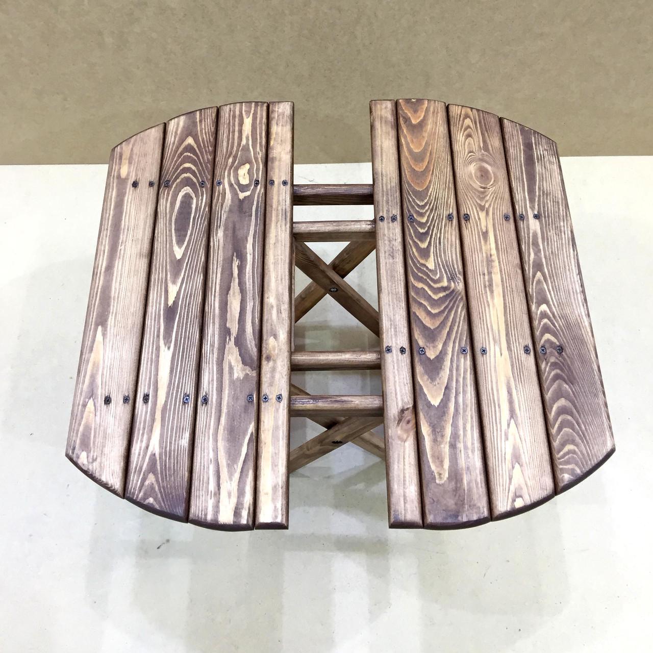 Столик раскладной из дерева Торенс Капучино (СУН-001009) - фото 4