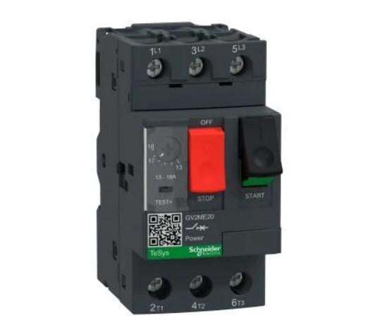 Автоматический выключатель защиты двигателя Schneider Electric 13-18 (GV2ME20) Автоматический выключатель защиты двигателя Schneider Electric 13-18 (GV2ME20)