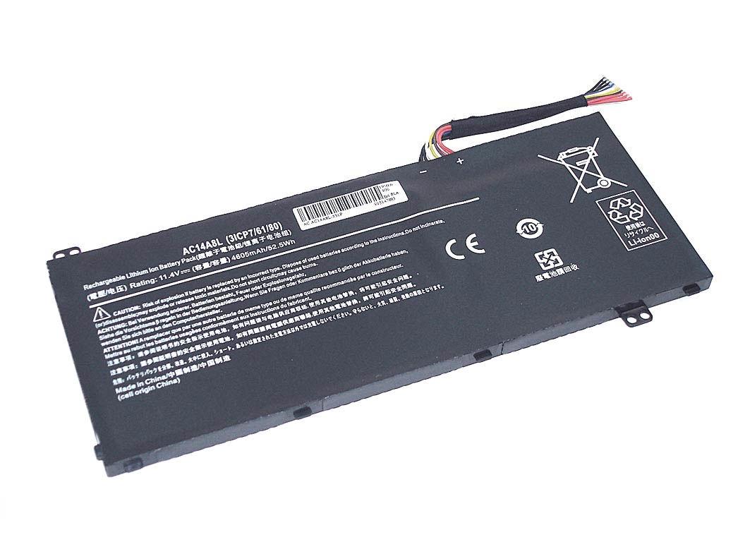 Аккумуляторная батарея для ноутбука Acer AC14A8L-3S1P Aspire VN7 11,4V  4605mAh - фото 1