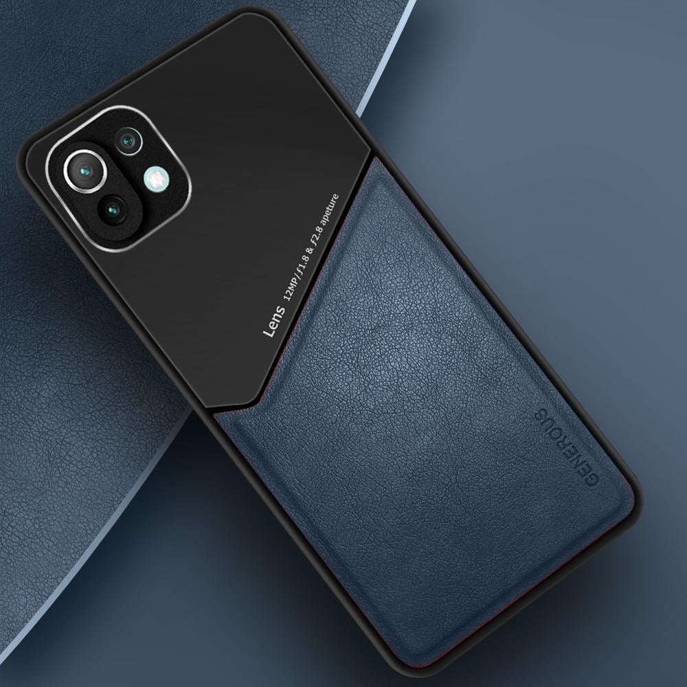 Комбинированный чехол Generous на Xiaomi Mi 11 Lite Blue (24162-28)