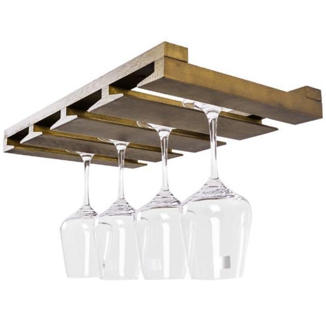 Полиця для келихів з дерева Вудраф Мускат (ОБС-001807)