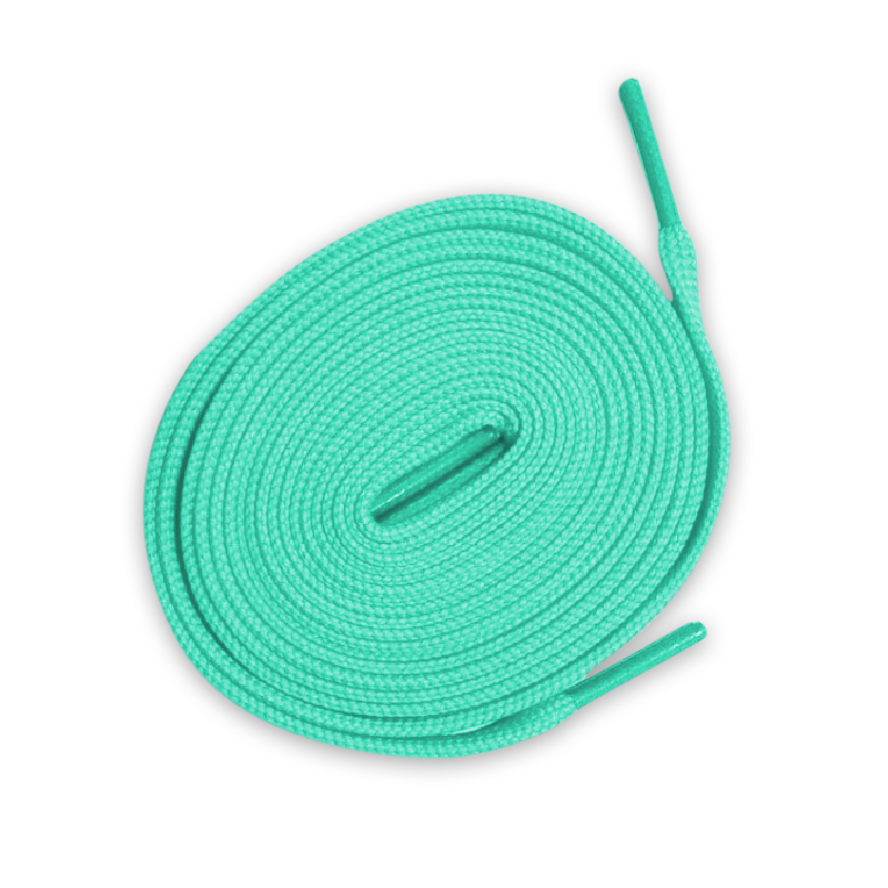 Плоские шнурки для обуви 120 см Мятный (S-07 B_1 №43)