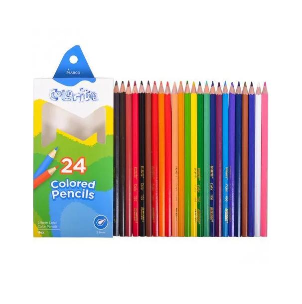 Набор цветных карандашей Marco 24 цвета (MAR-1100-24)