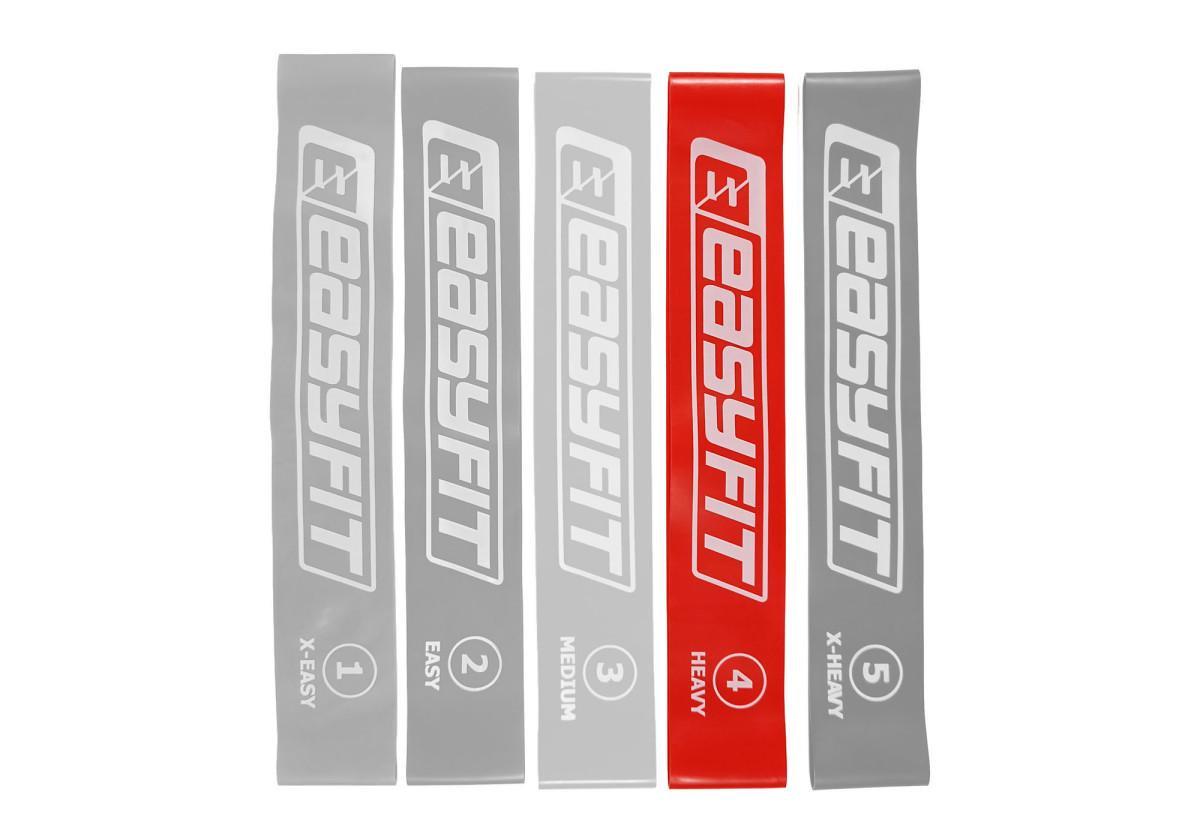 Резинка для фітнесу EasyFit №4 Червоний (EF-1812-4) - фото 2