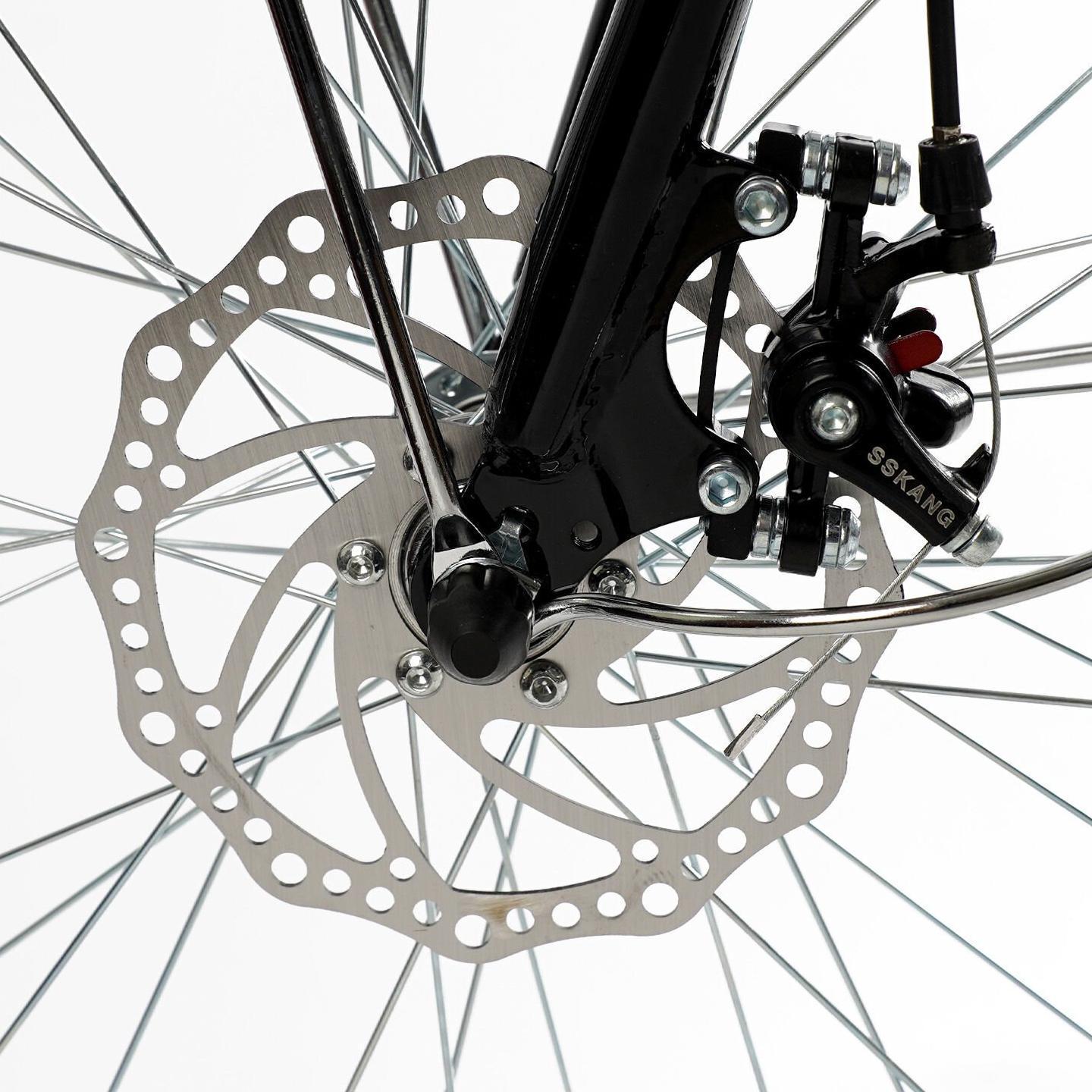 Велосипед міський Corso Polaris з кошиком та багажником рама 16,5"/26" Чорний - фото 6 Велосипед міський Corso Polaris з кошиком та багажником рама 16,5"/26" Чорний - фото 6