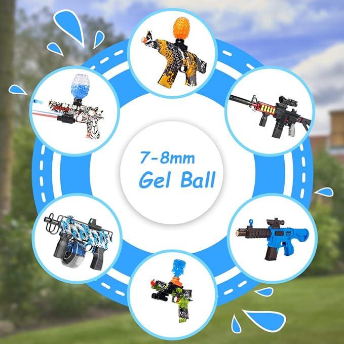 Гидрогелевые шарики орбизы для детского оружия Orbeez 7-8 мм 50000 шт. Фиолетовый (М1300295) - фото 6