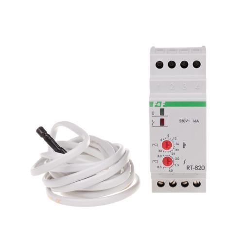 Терморегулятор F&F RT-820 230V 16A 4/30°C (27878725)