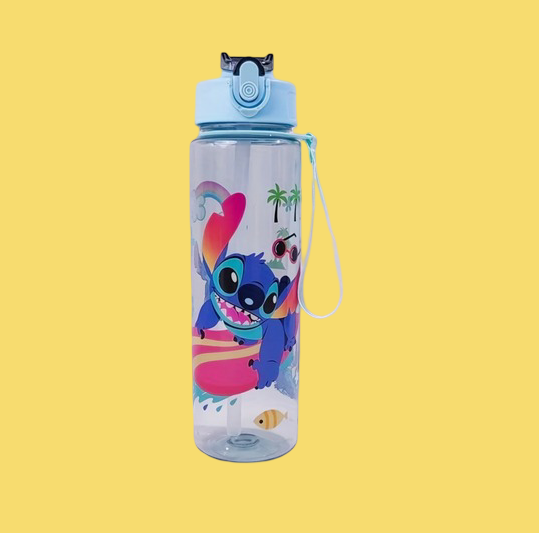 Детская бутылочка для воды Stitch с трубочкой 750 мл (TR-750ML)