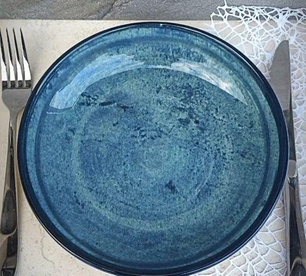 Набор блюд Kütahya Porselen Atlantis мелких 27 см 6 шт. Blue (NB3027) - фото 2 Набор блюд Kütahya Porselen Atlantis мелких 27 см 6 шт. Blue (NB3027) - фото 2