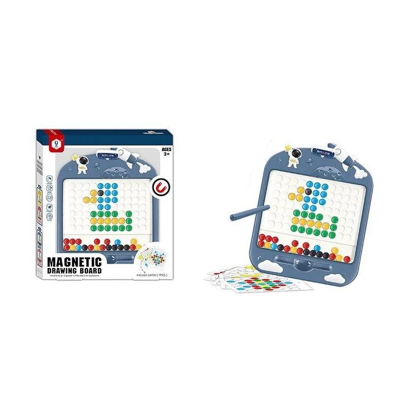 Дитяча мозаїка HD 135 A 60/2 Космічна ракета/магнітний стилус/картки із завданнями в коробці (24727768)